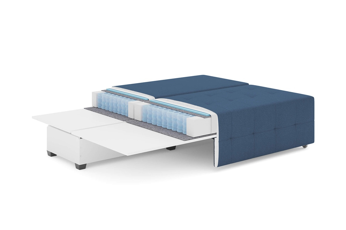 Диван кровать Сити с ортопедическим матрасом без подлокотников — спальное место с независимым пружинным блоком