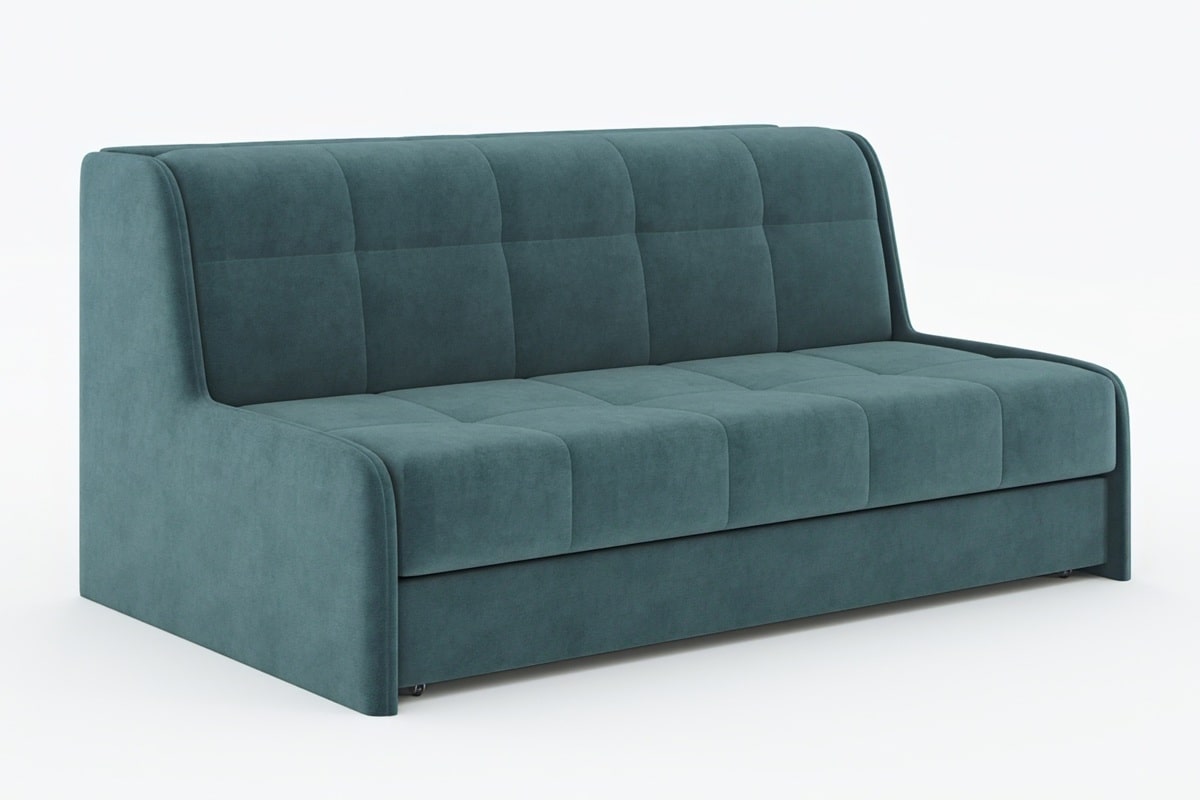 Диван аккордеон без полокотников Венеция в обивке цвета минт