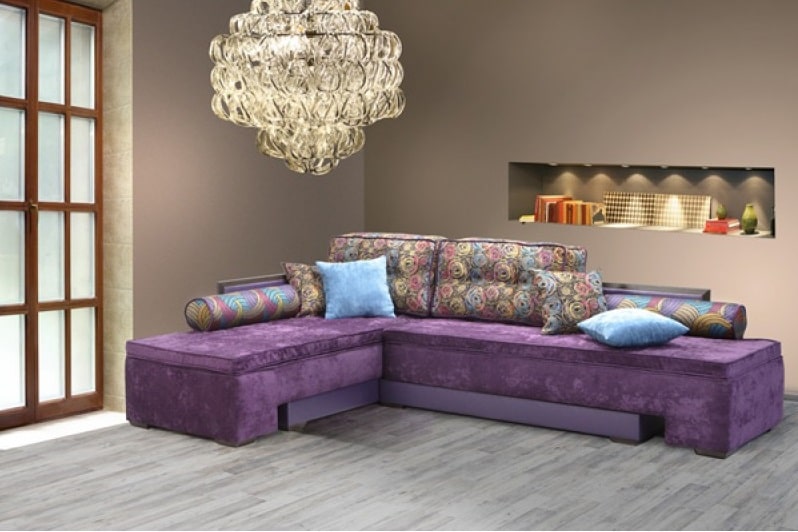 Фиолетовые диваны. Купить фиолетовый диван кровать с доставкой в Москве иобласти