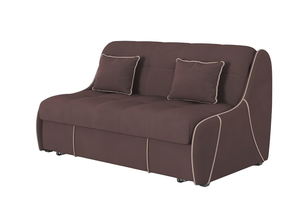 Коричневый диван аккордеон Рио размер 180