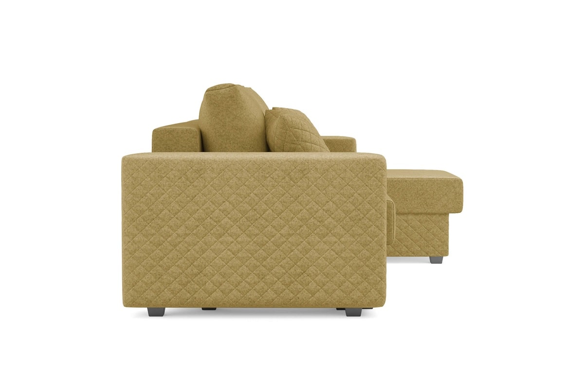 Подлокотник с докоративной строчкой углового дивана Денвер