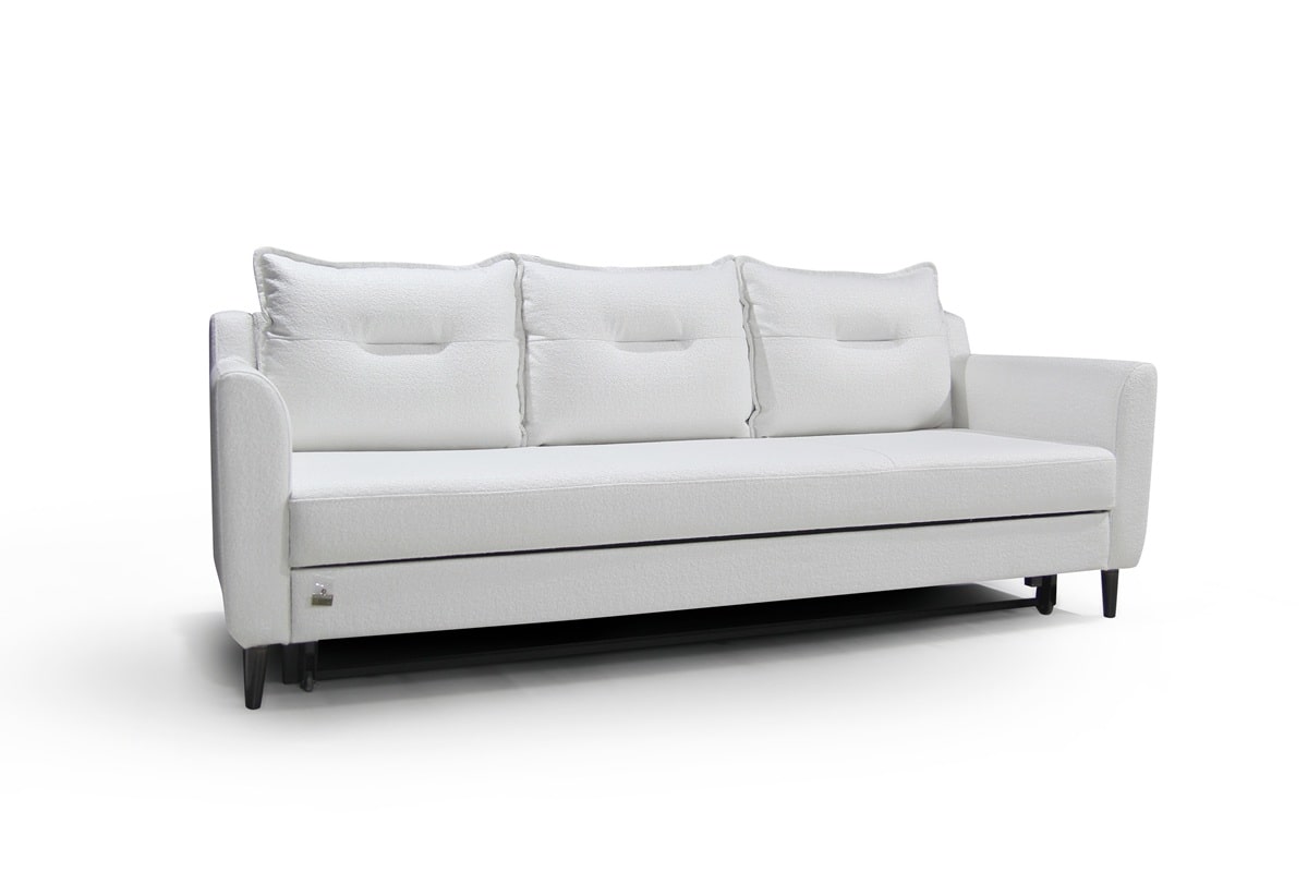 Белый диван кровать Софи в скандинавском стиле купить в гостиную