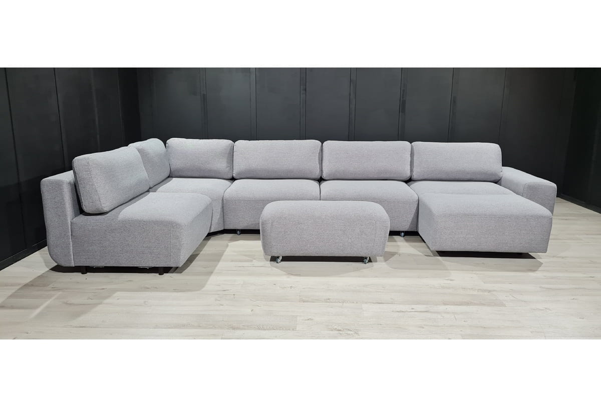 Большой п-образный диван Бостон