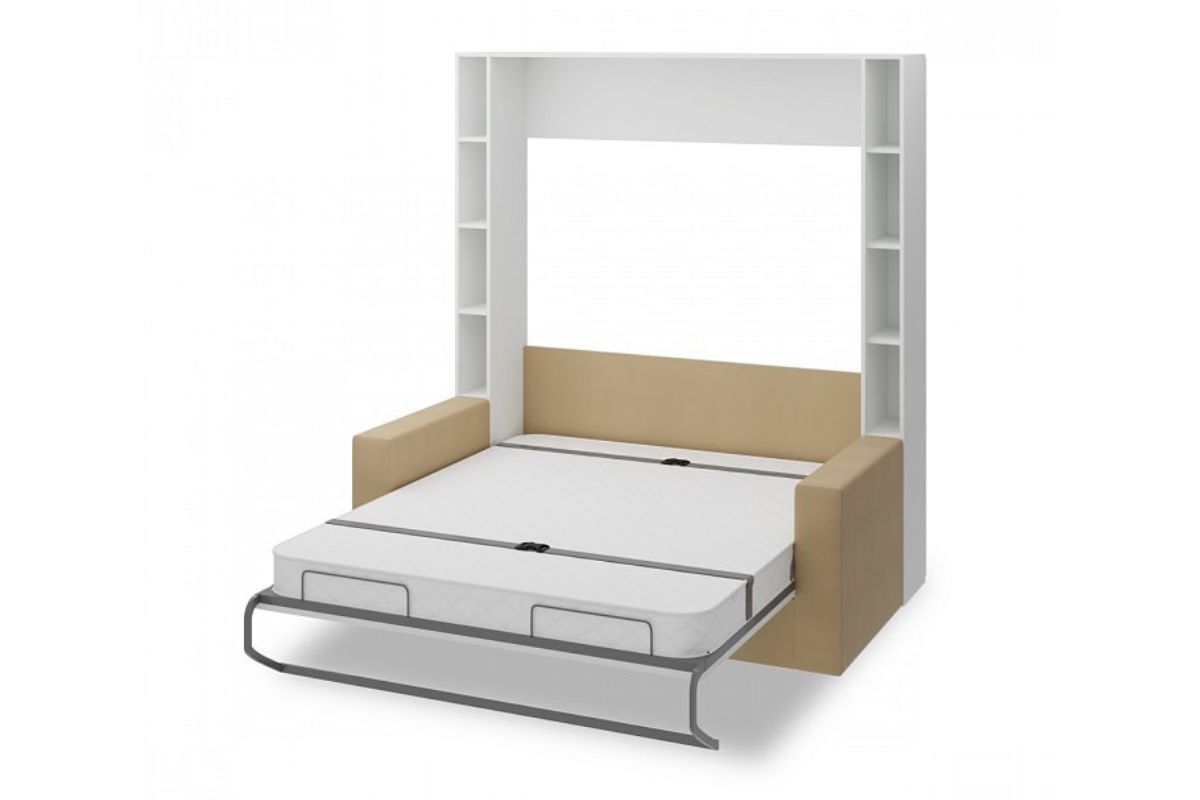 Подъёмная кровать убирающаяся в шкаф в гостиную