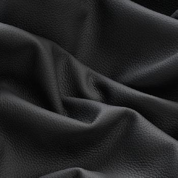 Кожа Lotus black — текстура натуральной кожи