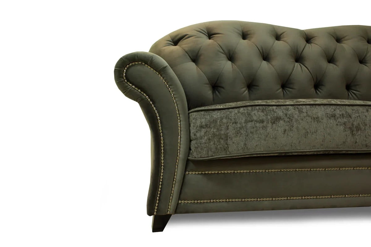 Подлокотник с гвоздевым декором дивана Бристоль Классик 2