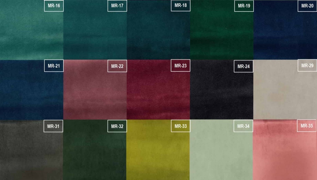 Цвета тканей для обивки стульев Каталог тканей различных цветовых решений