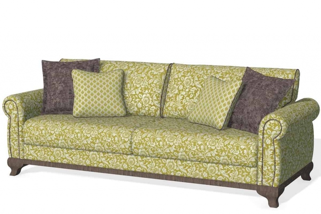Фото дивана с подушками в жаккарде Givenchy