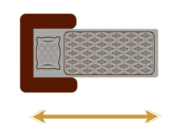 Длина спального места кресла-кровати