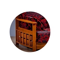 обозначение диванов аккордеон с деревянными подлокотниками
