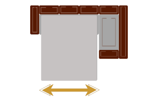 Ширина спального места раскладушка углового дивана с кресельной секцией