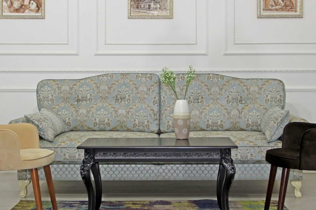 Фото дивана в шенилле Renaissance Lazur