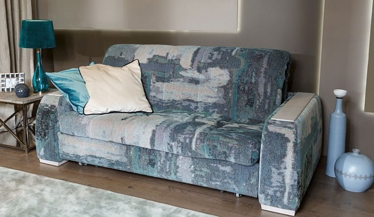 Диван в шенилле зелено-бежевого цвета Matisse 22 Фото дивана в шенилле зелено-бежевого цвета Matisse 22