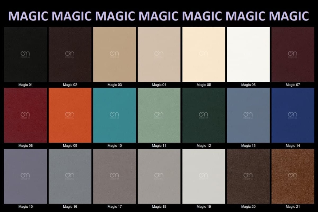 Подборка цвета экокожи Magic колор-карта — min