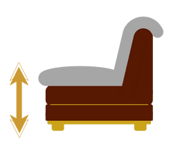 Высота сидения кресла от пола