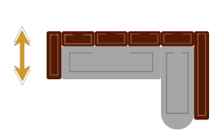 Глубина углового дивана с оттоманкой по глубине дивана Глубина углового дивана с оттоманкой по глубине дивана
