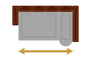 Длина спального места углового дивана с оттоманкой Длина спального места углового дивана с оттоманкой