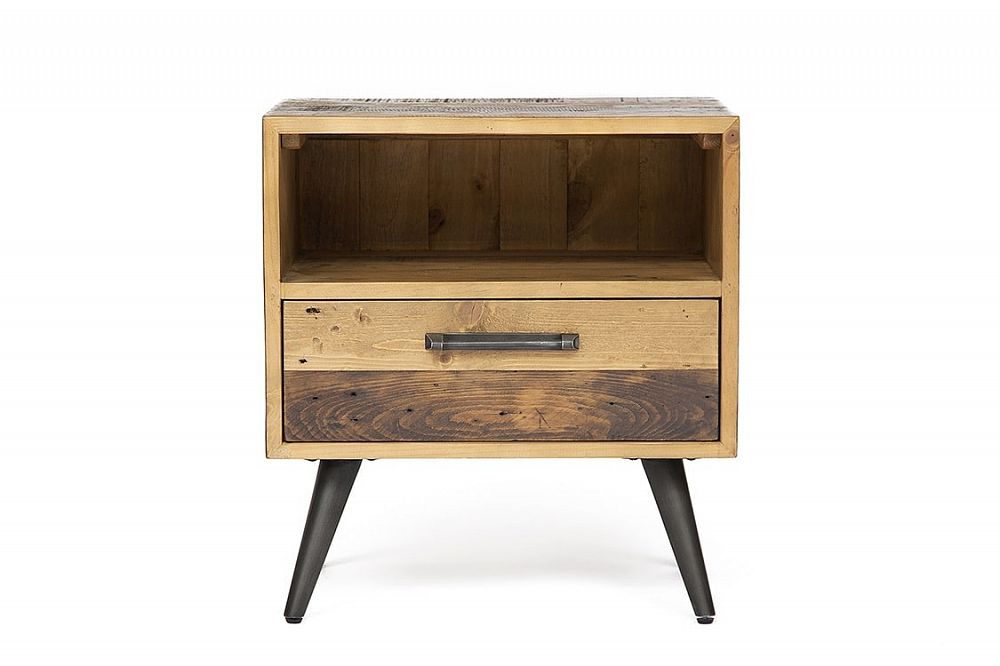 Деревянная прикроватная тумба Largo на ножках