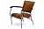 Металлический стул Kraft с мягкими кожаными сидениями