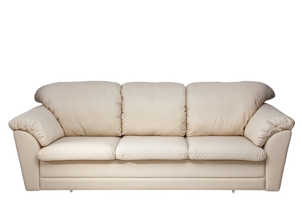 Кожаный трехместный диван Слип