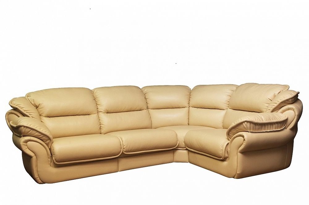 Кожаный угловой диван Адажио