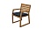 Деревянный стул Софи с кофейным столиком в интерьере гостиной