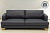 Удобный кожаный диван-кровать Марсель Евро