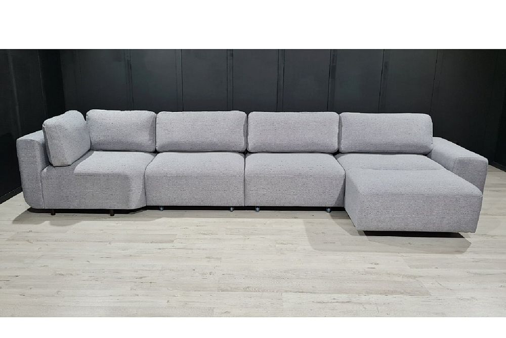 Большой угловой диван Бостон в стиле Лофт