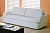 Фото спального места дивана-кровати Мустанг в белом цвете