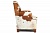 Фото спинки кожаного кресла Fenix для отдыха