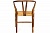 Фото спинки стула Wishbone rattan seat