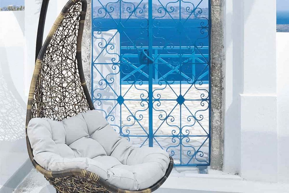 Фото подвесного кресла Wind с подушкой