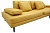 Фото мягких подушек и сидения кожаного углового дивана Милан с оттоманкой