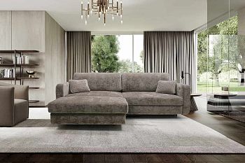 Угловой диван Марко с широкой оттоманкой