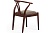 Фото деревянной спинки стула Wishbone с мягким сидением