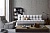 Фото белого бескаркасного дивана Итальянец с угловым элементом в интерьере