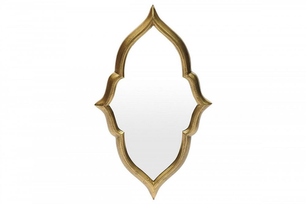 Фото настенного фигурного зеркала Secret De Maison Morocain 5111 декор античная медь рамка металл