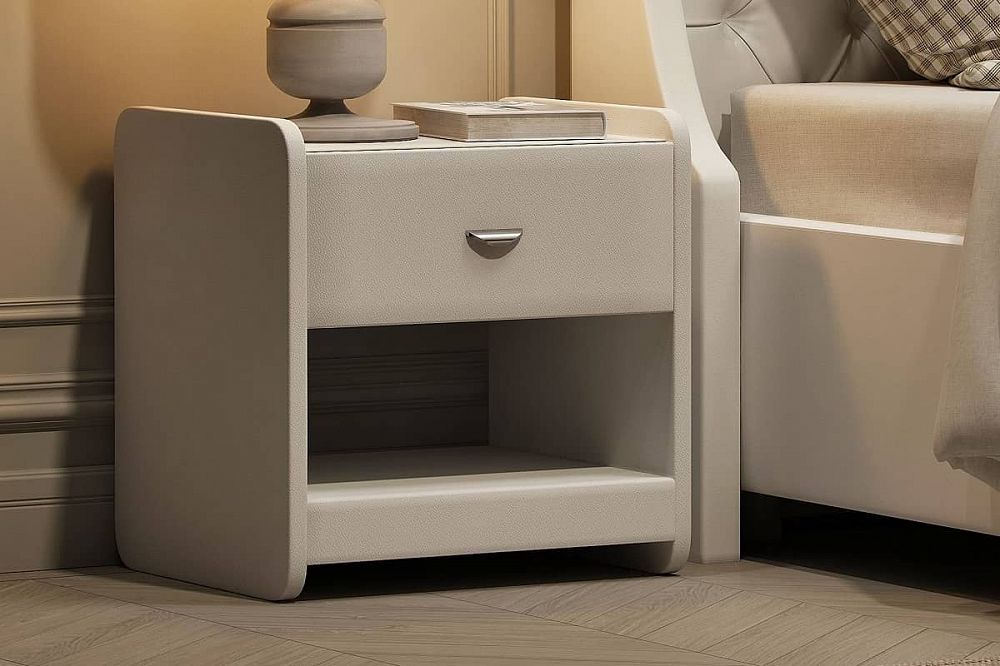 Тумба прикроватная с ящиком и полкой Сонум Люкс 1