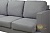 Угловой диван Плимут со спальным местом с левым угловым элементом