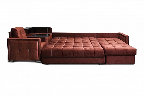 П-образный диван Оскар с полкой