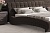 Двуспальная кровать Милано в спальной комнате в стиле ЛОФТ