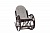 Кресло-качалка из натурального ротанга Классик с мягким матрасом