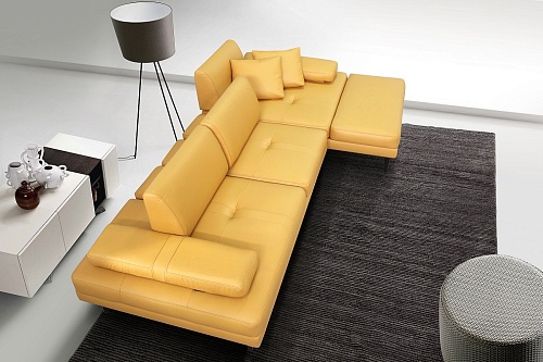 Кожаный угловой диван Милан