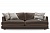 Фото кожаного дивана Ибица с кроватным механизмом еврокнижка