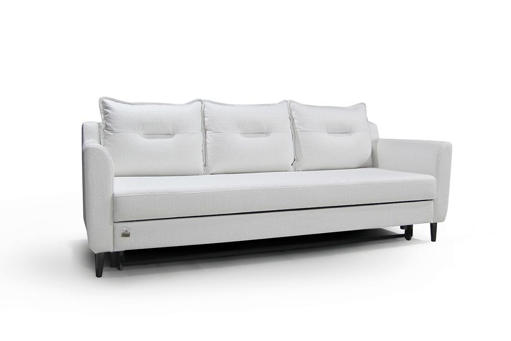 Белый диван кровать Софи в скандинавском стиле купить в гостиную