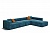 Фри Берг угловой бескаркасный модульный диван с оттоманкой