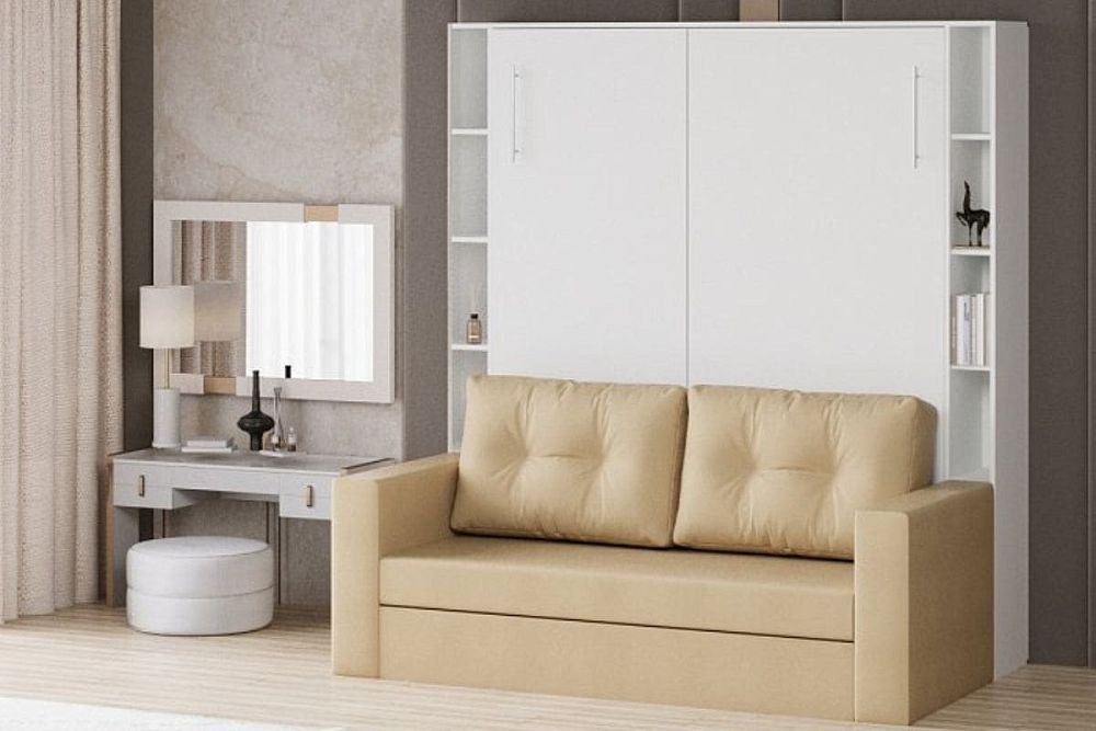 Диван-шкаф-кровать Смарти 140 для гостиной — купить в Москве с доставкой по России