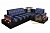 Изображение барных ящиков углового дивана Олимп с подсветкой