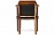 Фото деревянного подлокотника кресла для отдыха Бомбей