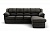 Серый угловой диван-кровать Шератон с оттоманкой
